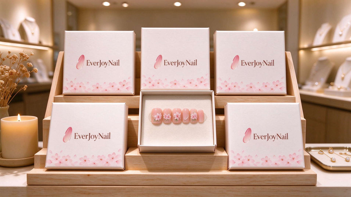 Hand-Painted Press-On Nails Wholesale for Boutiques