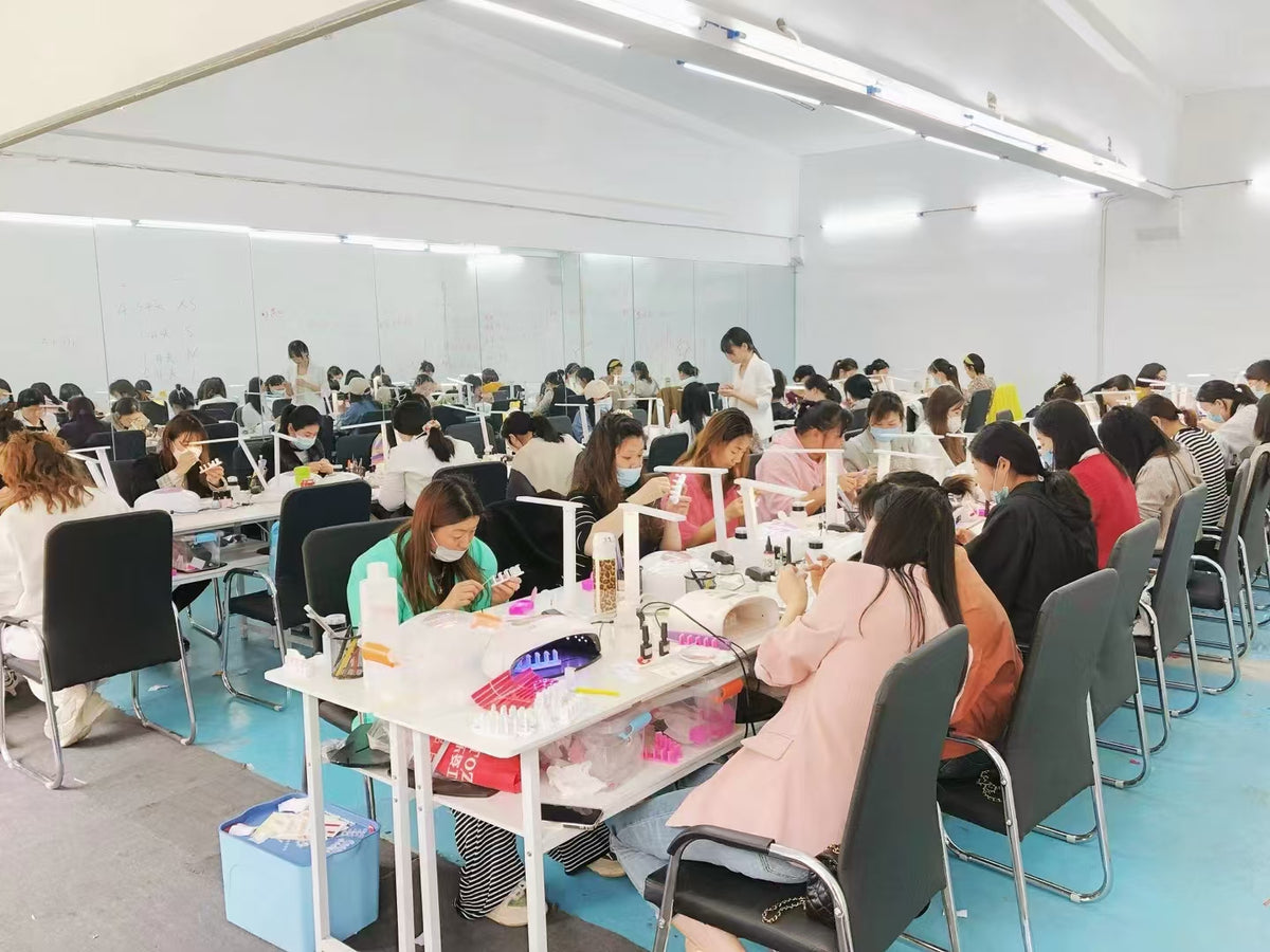 Press-on nail production area